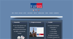 Desktop Screenshot of conoscereeurasia.it